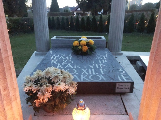 Bp Pindel we Wszystkich Świętych na cieszyńskim cmentarzu - 2019
