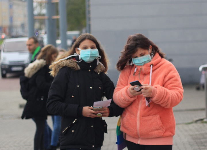 Protest ekologiczny "Benzen nas zabija"