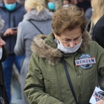 Protest ekologiczny "Benzen nas zabija"