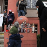 Protest ekologiczny "Benzen nas zabija"