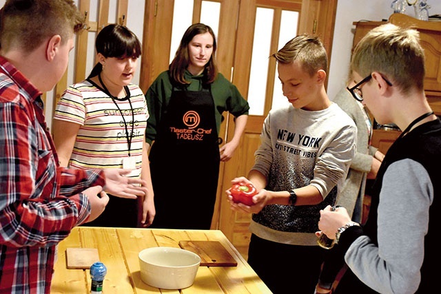 Wśród zajęć warsztatowych były również te gastronomiczne.