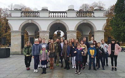 Laureaci konkursów w Warszawie.