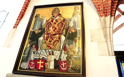 Portret św. Stanisława odzyskał pełnię dawnych barw.