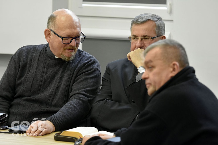 Rekolekcje dla księży z abp. Rysiem w Ząbkowicach Śl.
