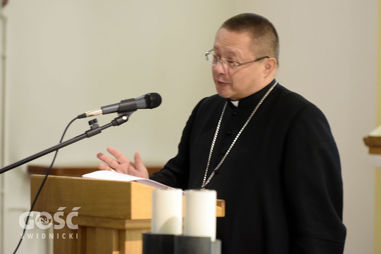 Rekolekcje dla księży z abp. Rysiem w Ząbkowicach Śl.