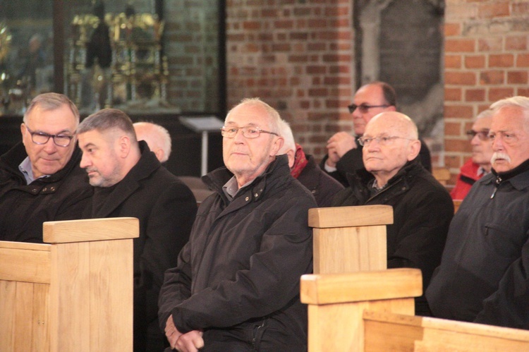 Abp Marek Jędraszewski w bazylice św. Brygidy