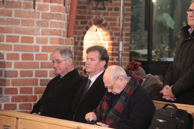 Abp Marek Jędraszewski w bazylice św. Brygidy