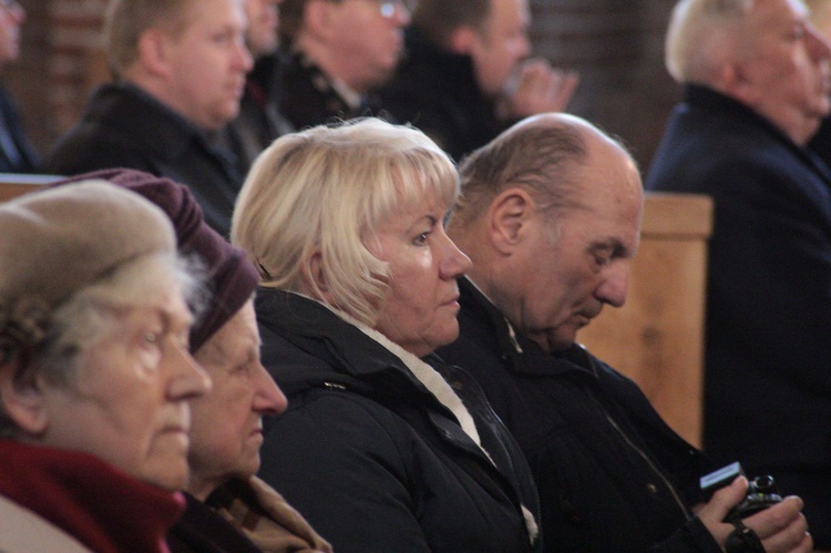 Abp Marek Jędraszewski w bazylice św. Brygidy