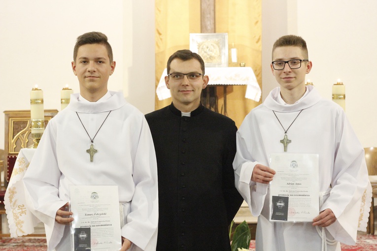 Błogosławieństwo ceremoniarzy diecezji łowickiej