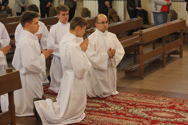 Błogosławieństwo ceremoniarzy diecezji łowickiej