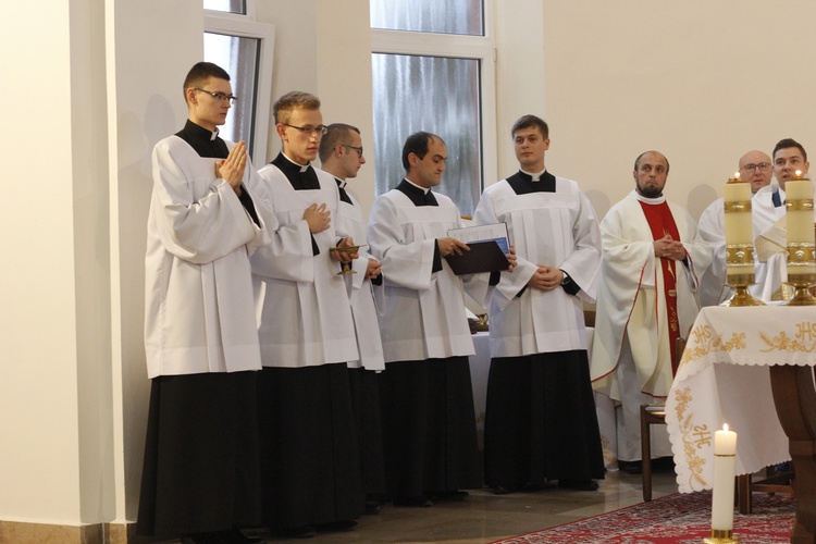 Błogosławieństwo ceremoniarzy diecezji łowickiej