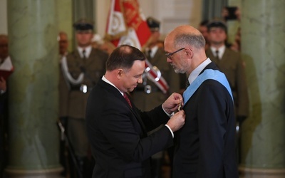 Profesor Andrzej Nowak odznaczony Orderem Orła Białego 