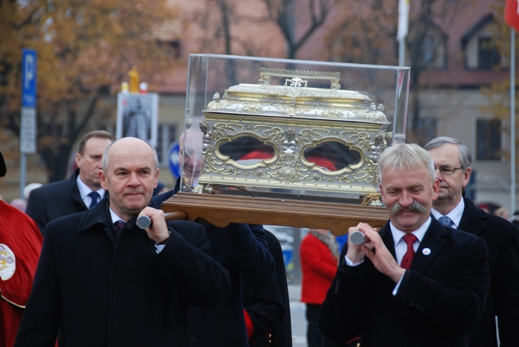 Uroczystości ku czci św. Wiktorii w Łowiczu - procesja