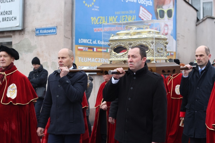 Uroczystości ku czci św. Wiktorii w Łowiczu - procesja