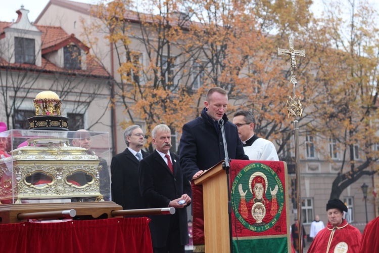 Uroczystości ku czci św. Wiktorii w Łowiczu - procesja