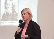 Dr Agnieszka Borysowska zaprezentowała funerały sławiące Johannesa Micraeliusa.