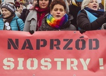 Polskie feministki często organizują uliczne protesty.