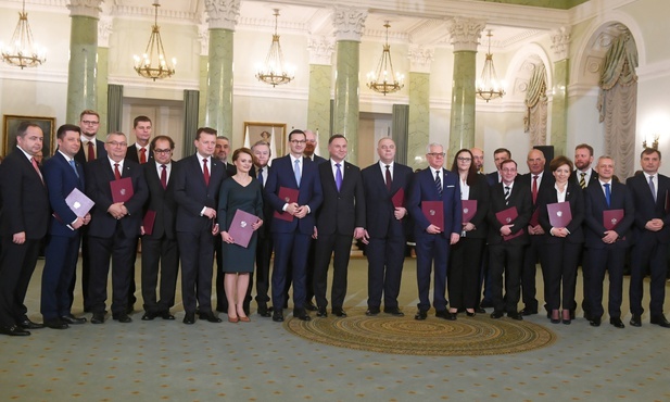 Prezydent powołał rząd Mateusza Morawieckiego