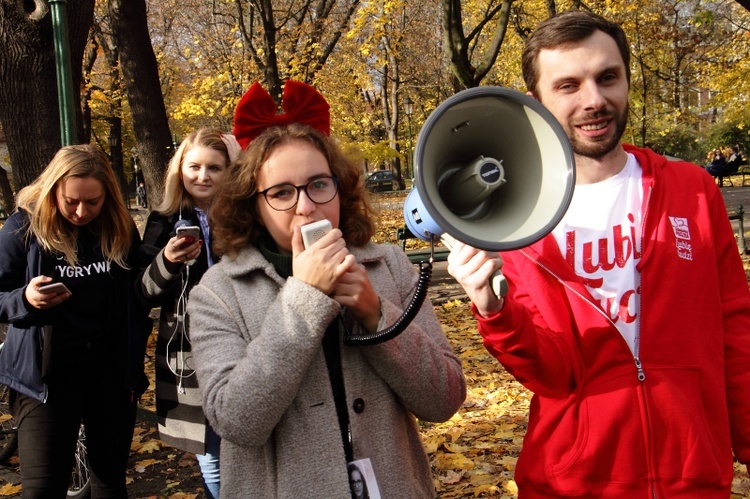 Marsz na otwarcie bazy rodzin Szlachetnej Paczki 2019