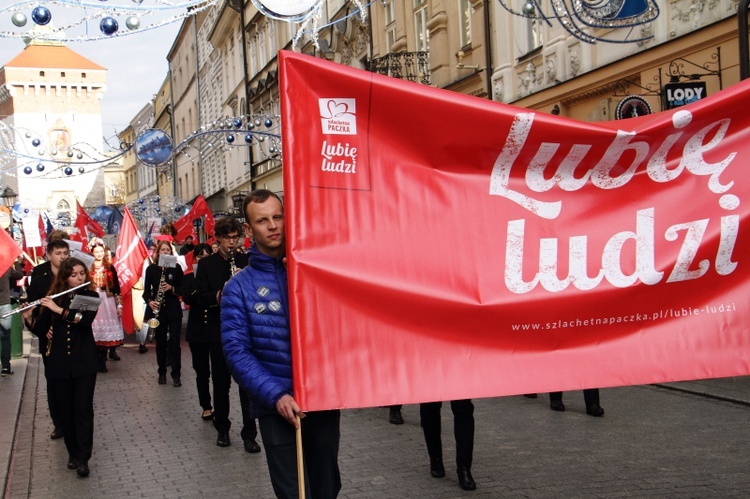 Marsz na otwarcie bazy rodzin Szlachetnej Paczki 2019