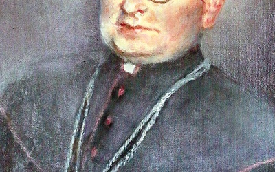 Portret ks. Kazimierza w lubelskim seminarium.