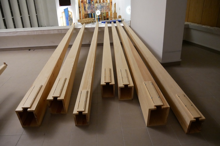 Budowane organy w kościele pw. Bożego Ciała w Gdańsku-Morenie