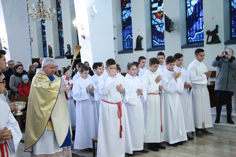 Błogosławieństwo lektorów u MB Fatimskkiej w Tarnowie