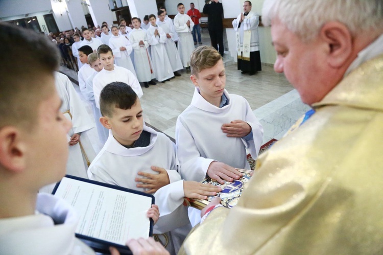 Błogosławieństwo lektorów u MB Fatimskkiej w Tarnowie