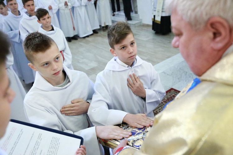 Błogosławieństwo lektorów u MB Fatimskkiej w Tarnowie