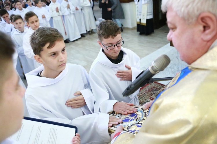 Błogosławieństwo lektorów u MB Fatimskkiej w Tarnowie