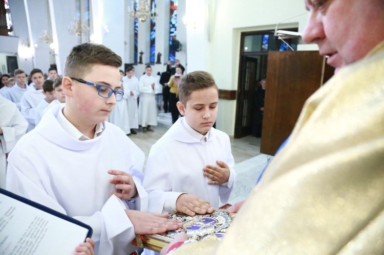 Błogosławieństwo lektorów u MB Fatimskkiej w Tarnowie