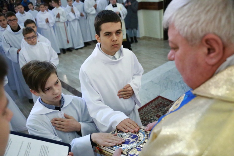 Błogosławieństwo lektorów u MB Fatimskkiej w Tarnowie