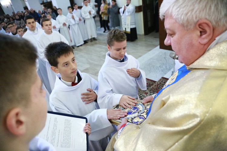 Błogosławieństwo lektorów u MB Fatimskkiej w Tarnowie