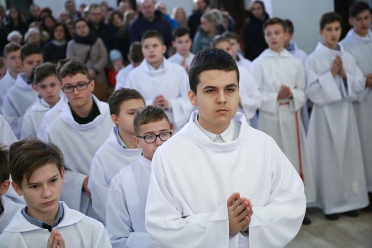 Błogosławieństwo lektorów u MB Fatimskkiej w Tarnowie