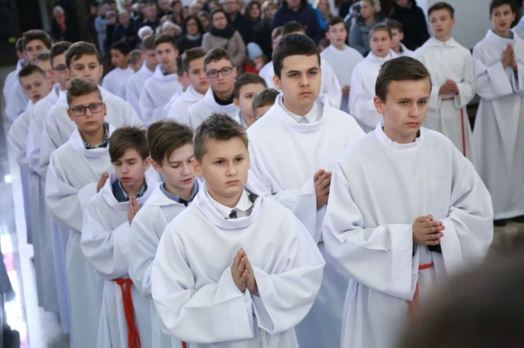 Błogosławieństwo lektorów u MB Fatimskkiej w Tarnowie