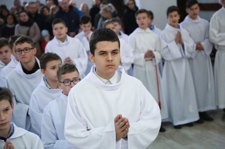 Błogosławieństwo lektorów u MB Fatimskkiej w Tarnowie