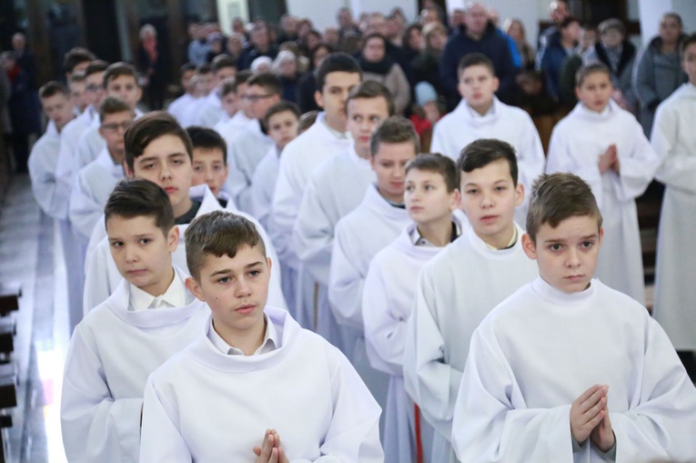Błogosławieństwo lektorów u MB Fatimskkiej w Tarnowie