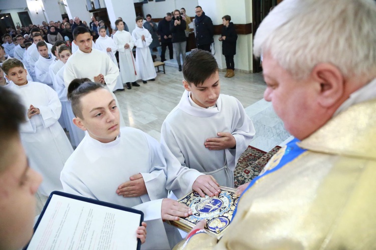 Błogosławieństwo lektorów u MB Fatimskkiej w Tarnowie