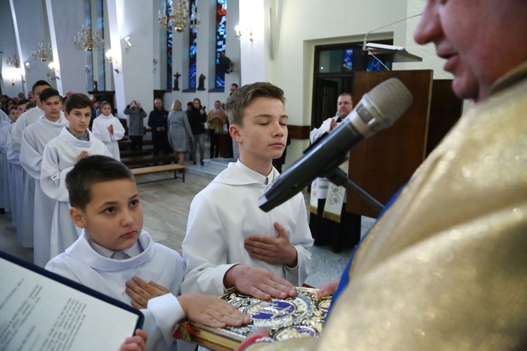 Błogosławieństwo lektorów u MB Fatimskkiej w Tarnowie