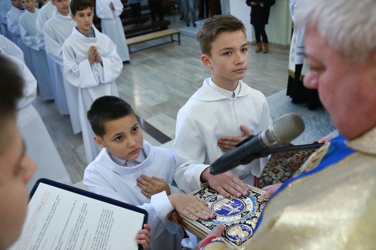 Błogosławieństwo lektorów u MB Fatimskkiej w Tarnowie