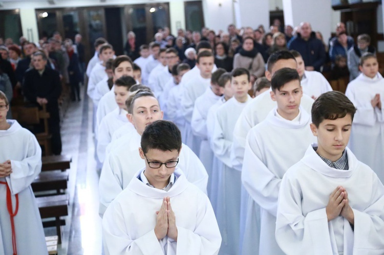 Błogosławieństwo lektorów u MB Fatimskkiej w Tarnowie