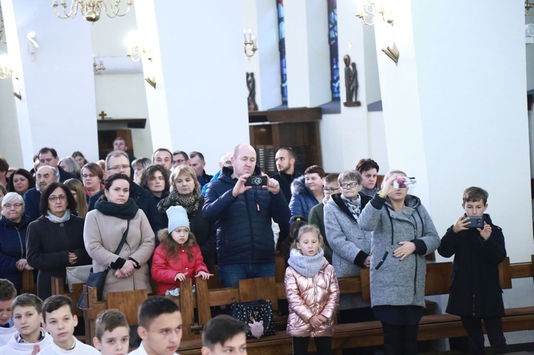 Błogosławieństwo lektorów u MB Fatimskkiej w Tarnowie