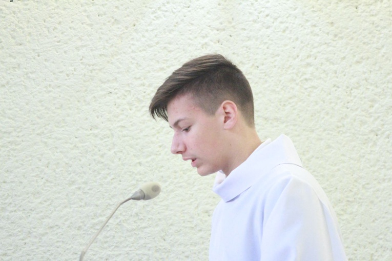 Błogosławieństwo lektorów u MB Fatimskkiej w Tarnowie