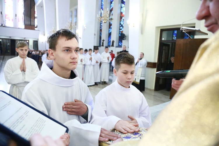 Błogosławieństwo lektorów u MB Fatimskkiej w Tarnowie