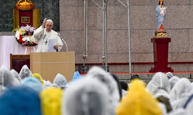 Papież w miejscu poświęconym 26. japońskim męczennikom