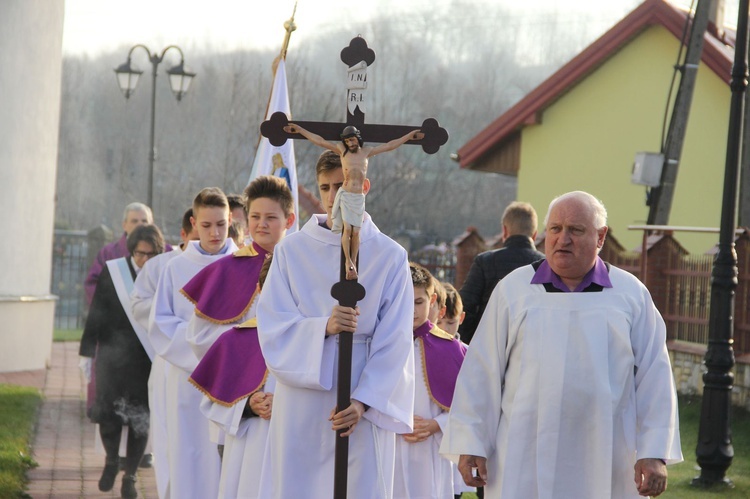 Olszyny. Poświęcenie sztandaru Rycerstwa Niepokalanej