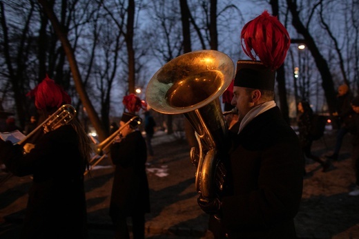 Katowice. Orkiestra górnicza na Nikiszowcu 