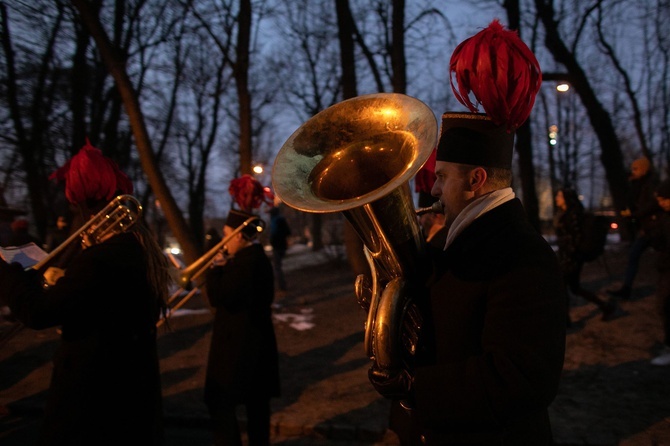 Katowice. Orkiestra górnicza na Nikiszowcu 