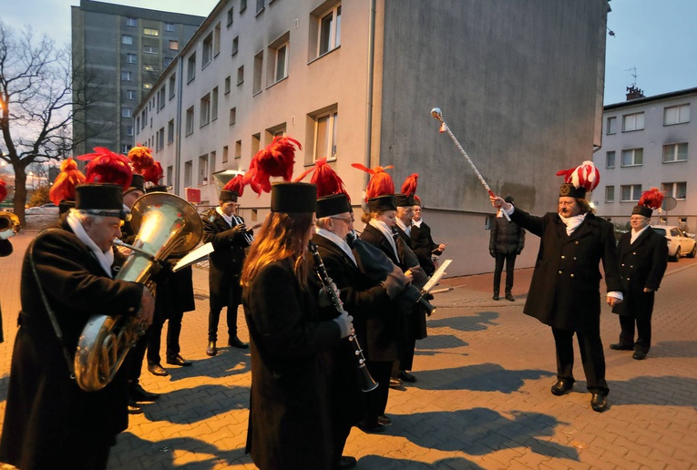Pobudka z orkiestrą górniczą