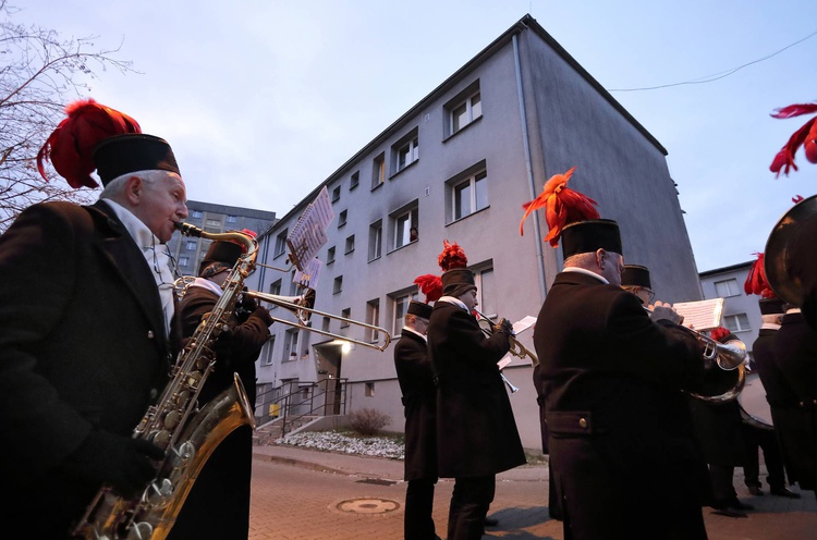 Pobudka z orkiestrą górniczą